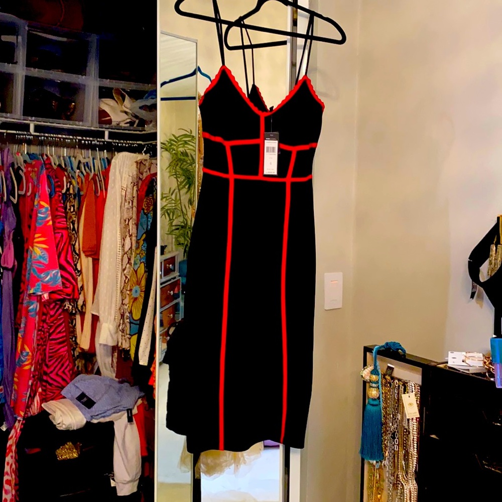 BCBGMAXAZRIA heavy bandage dress